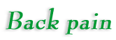 Back pain